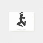 Street Dance Dancer Silhouette Post-it® Notes (Voorkant)