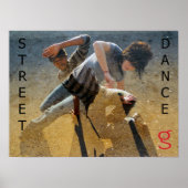 Street Dance Poster van de G Clothing (Voorkant)