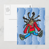 Street Dancing Doll Briefkaart (Voorkant / Achterkant)