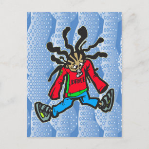 Street Dancing Doll Briefkaart