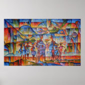 Street Dialog II - Canvas Print (Voorkant)