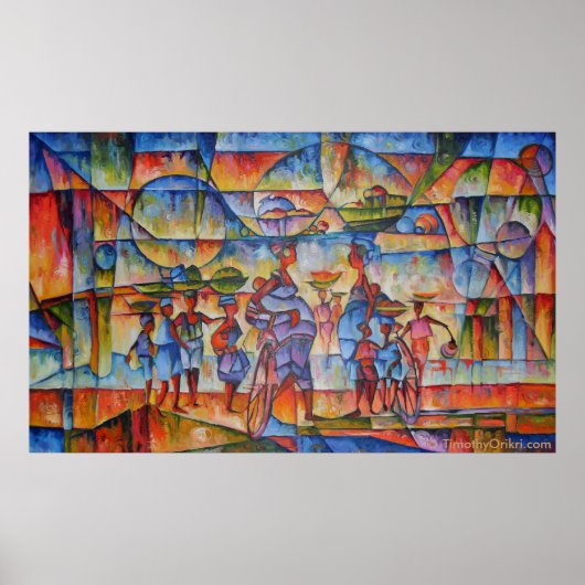 Street Dialog II - Canvas Print (Voorkant)