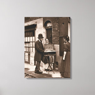 Street Doctor, 1876-77 (houtburytype) Canvas Afdruk