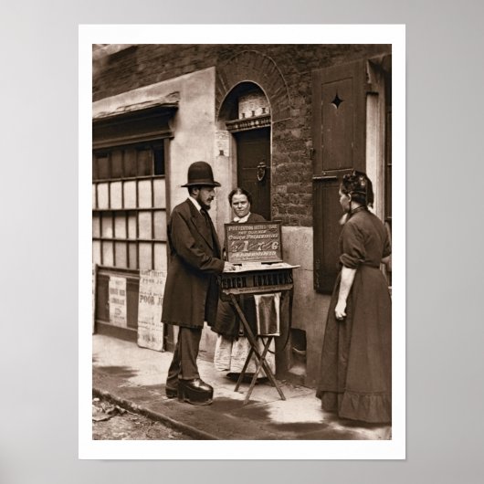 Street Doctor, 1876-77 (houtburytype) Poster (Voorkant)