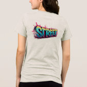 “Street Dreams” “City Speaks” “Urban Pulse” “Concr Tri-Blend Shirt (Achterkant)