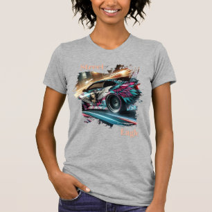 STREET EAGLE Dames Drift Tee — Neon  T-shirt