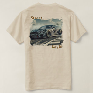 Street Eagle Drift Car Grafisch T-shirt