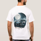 Street Eagle Moonlight Drift Car T-shirt (Achterkant)