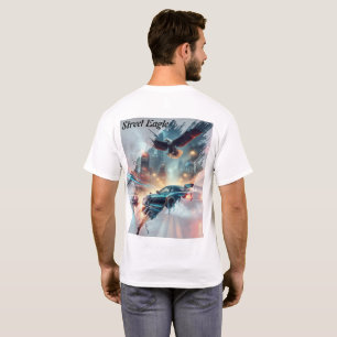 STREET EAGLE Neon City Drift T-shirt — Futuristisc
