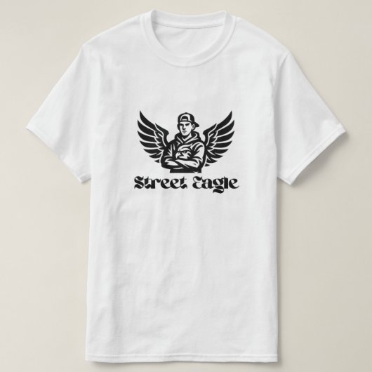 Street Eagle Urban Wing Embleem T-shirt (Design voorkant)