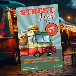 Street Food Festival   foodtruck Flyer