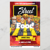 Street Food Festival | foodtruck Flyer (Voorkant)