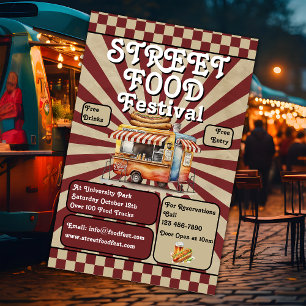 Street Food Festival Promotie Flyer