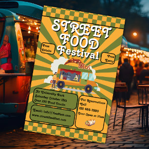 Street Food Festival Promotie Flyer