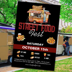 Street Food Festival Promotie Flyer