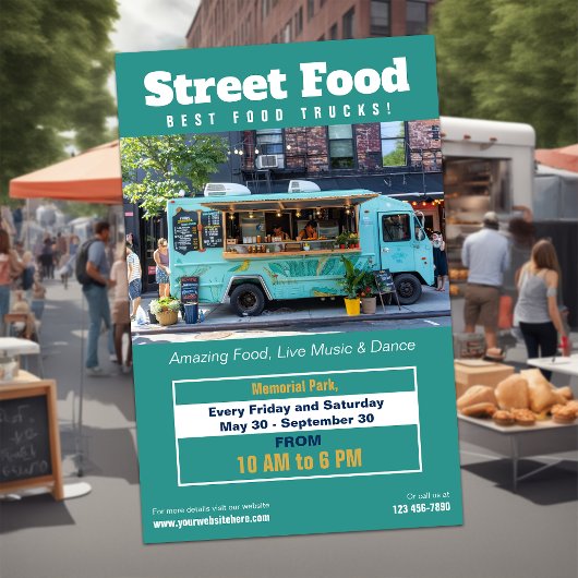 street food | foodtruckflyer flyer