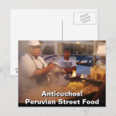 Street Food in Peru - Anticuchos Briefkaart (Voorkant / Achterkant)