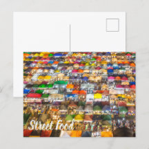 Street Food Market Rod Fai Bangkok Thailand