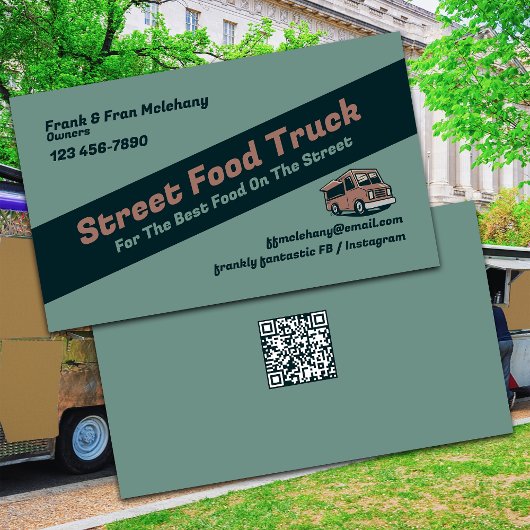 Street Food Truck Visitekaartje