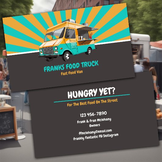 Street Food Truck Visitekaartje