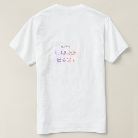 Street Fury – Stedelijke Razernij T-shirt (Design achterkant)