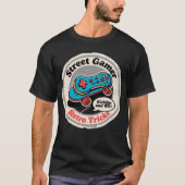 Street Gamer Retro Tricks Skate Controller T-shirt (Voorkant)