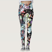 Street Graffiti Leggings - Fun (Voorkant)