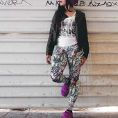 Street Graffiti Leggings - Fun