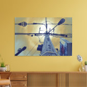 "Street Halo" Vinyl Fotobehang Canvas Afdruk (Insitu (Woonkamer))