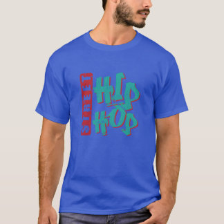 Street Hip Hop Muziekrichting Rap Graffiti familie T-shirt