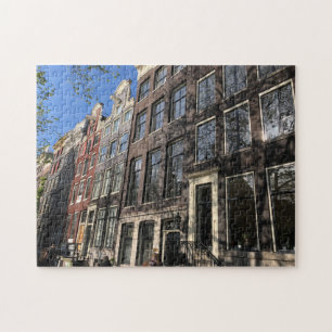 Street in Amsterdam, Netherlands. Legpuzzel