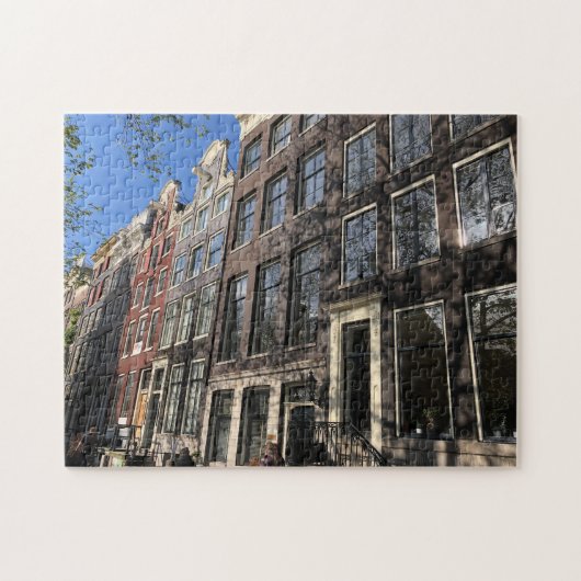 Street in Amsterdam, Netherlands. Legpuzzel (Horizontaal)