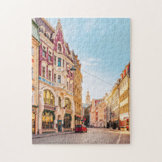 Street in Old Town Riga Letland Legpuzzel