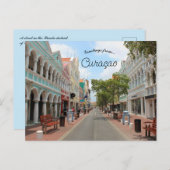 Street in Punda District Willemstad Curacao Briefkaart (Voorkant / Achterkant)