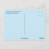 Street in Punda District Willemstad Curacao Briefkaart (Achterkant)