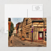 Street in Troyes France Briefkaart (Voorkant / Achterkant)