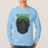 Street King "Wolves Night" T-shirt met lange mouwe (Voorkant)