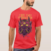 Street Kings The Cat Monster casual rood T-shirt (Voorkant)