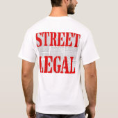 Street Legal Massachusetts T-shirt (Achterkant)