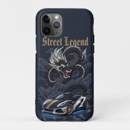 Street Legend Middenmotor V6 Sportauto Draak Case-Mate iPhone Case