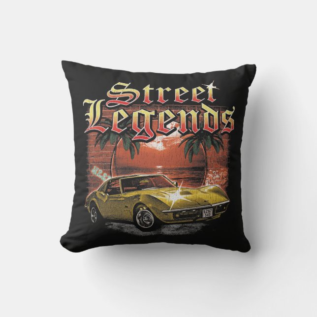 Street Legends - Urban Streetwear Design Kussen (Voorkant)