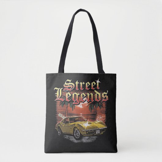 Street Legends - Urban Streetwear Design Tote Bag (Voorkant)
