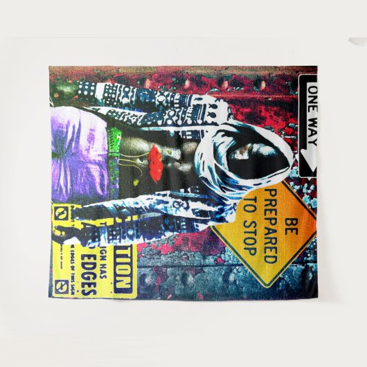 Street Life Wandkleed (Voorkant (horizontaal))