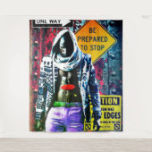 Street Life Wandkleed (Voorkant)