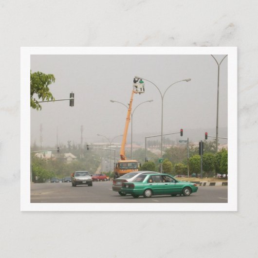 Street Light, Abuja Briefkaart (Voorkant)