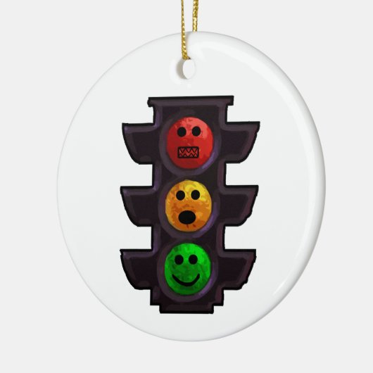 Street Light Moods Keramisch Ornament (Links)