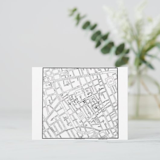STREET MAP BRIEFKAART (Staand voorkant)