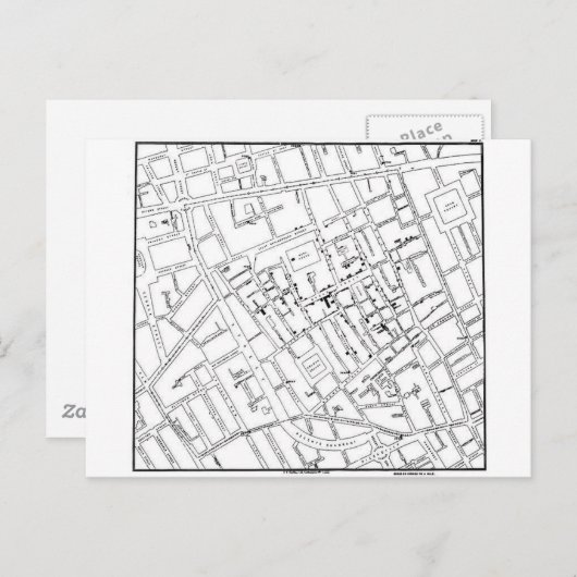 STREET MAP BRIEFKAART (Voorkant / Achterkant)