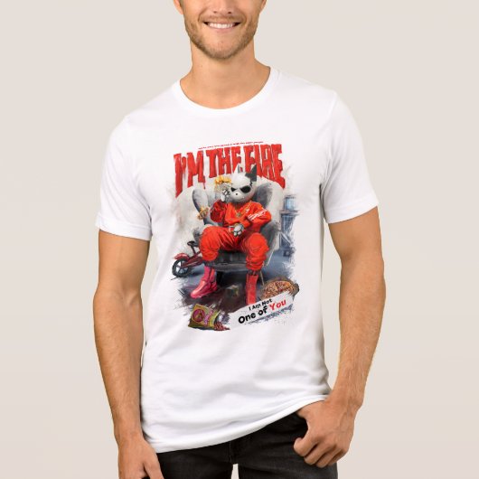 Street mode T-shirten Tri-Blend Shirt (Voorkant)