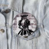 Street Muse: Mode op de muur Ronde Button 4,0 Cm (In situ)